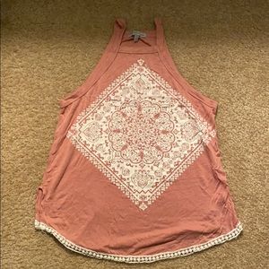 super soft halter neck tank